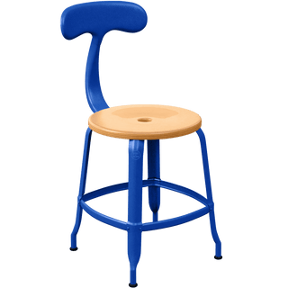CHAISES NICOLLE METAL CHAIR WOOD 45 - DYKE & DEAN