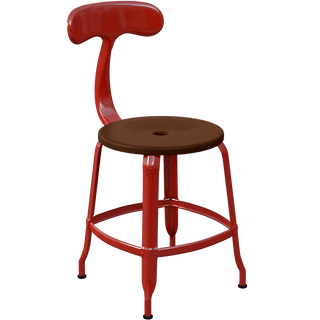 CHAISES NICOLLE METAL CHAIR WOOD 45 - DYKE & DEAN
