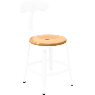 CHAISES NICOLLE METAL CHAIR WOOD 45 - DYKE & DEAN