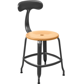 CHAISES NICOLLE METAL CHAIR WOOD 45 - DYKE & DEAN