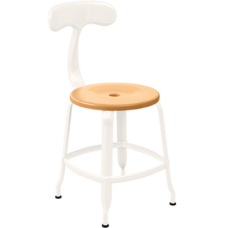 CHAISES NICOLLE METAL CHAIR WOOD 45 - DYKE & DEAN