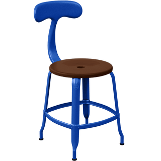 CHAISES NICOLLE METAL CHAIR WOOD 45 - DYKE & DEAN