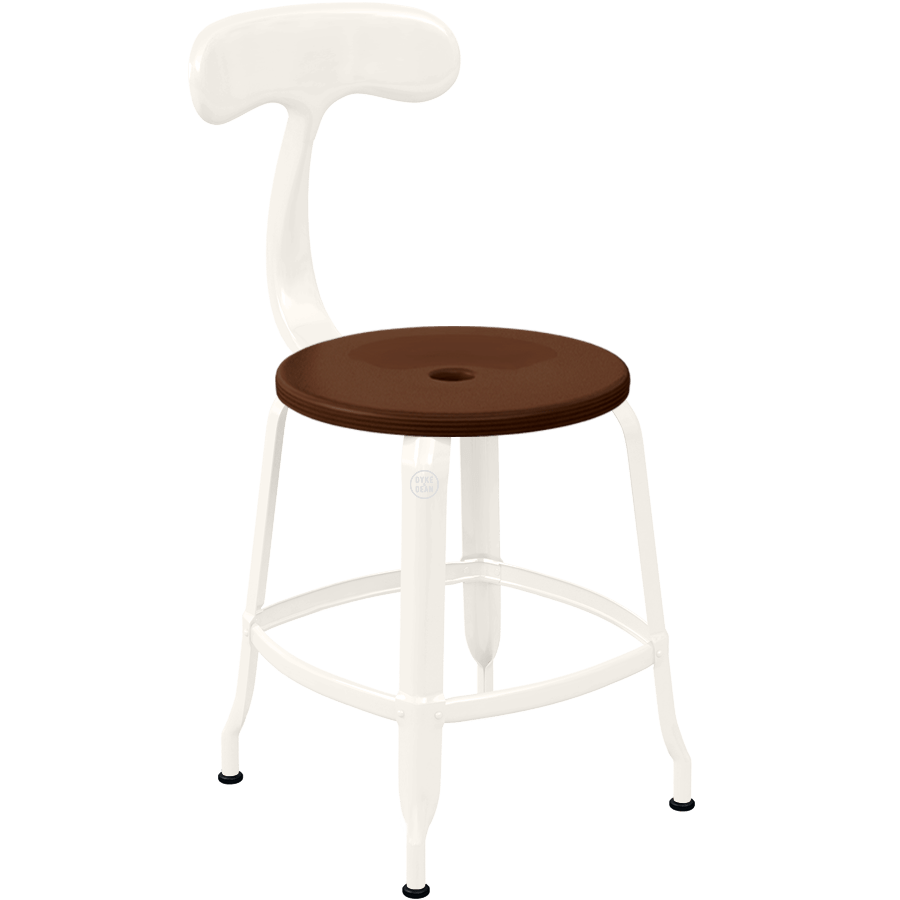 CHAISES NICOLLE METAL CHAIR WOOD 45 - DYKE & DEAN