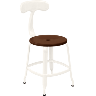 CHAISES NICOLLE METAL CHAIR WOOD 45 - DYKE & DEAN