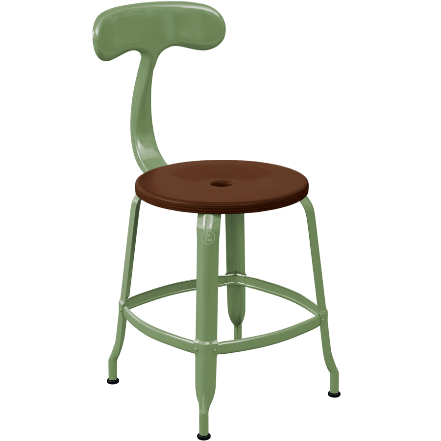 CHAISES NICOLLE METAL CHAIR WOOD 45 - DYKE & DEAN