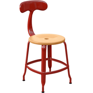 CHAISES NICOLLE METAL CHAIR WOOD 45 - DYKE & DEAN