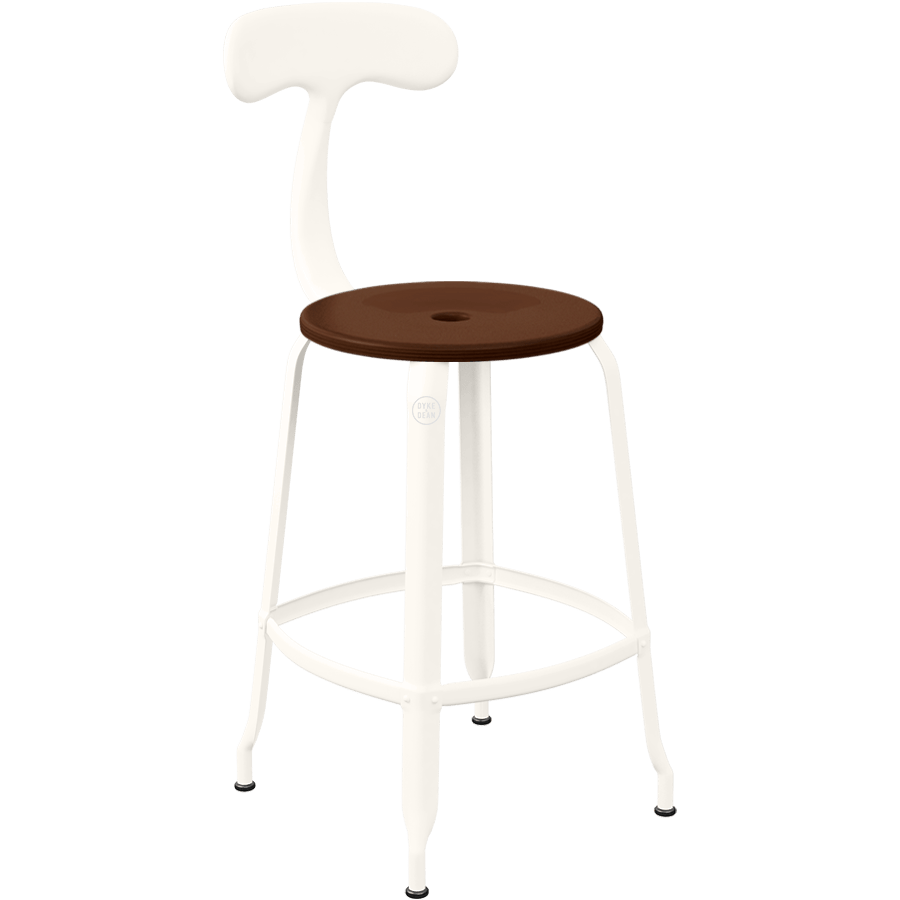 CHAISES NICOLLE METAL CHAIR WOOD 65 - DYKE & DEAN