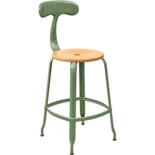 CHAISES NICOLLE METAL CHAIR WOOD 65 - DYKE & DEAN