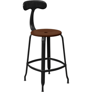 CHAISES NICOLLE METAL CHAIR WOOD 65 - DYKE & DEAN