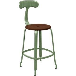 CHAISES NICOLLE METAL CHAIR WOOD 65 - DYKE & DEAN