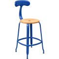 CHAISES NICOLLE METAL CHAIR WOOD 65 - DYKE & DEAN