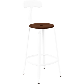 CHAISES NICOLLE METAL CHAIR WOOD 75 - DYKE & DEAN