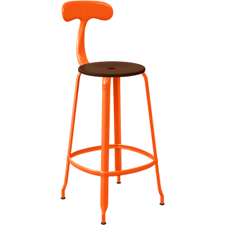 CHAISES NICOLLE METAL CHAIR WOOD 75 - DYKE & DEAN