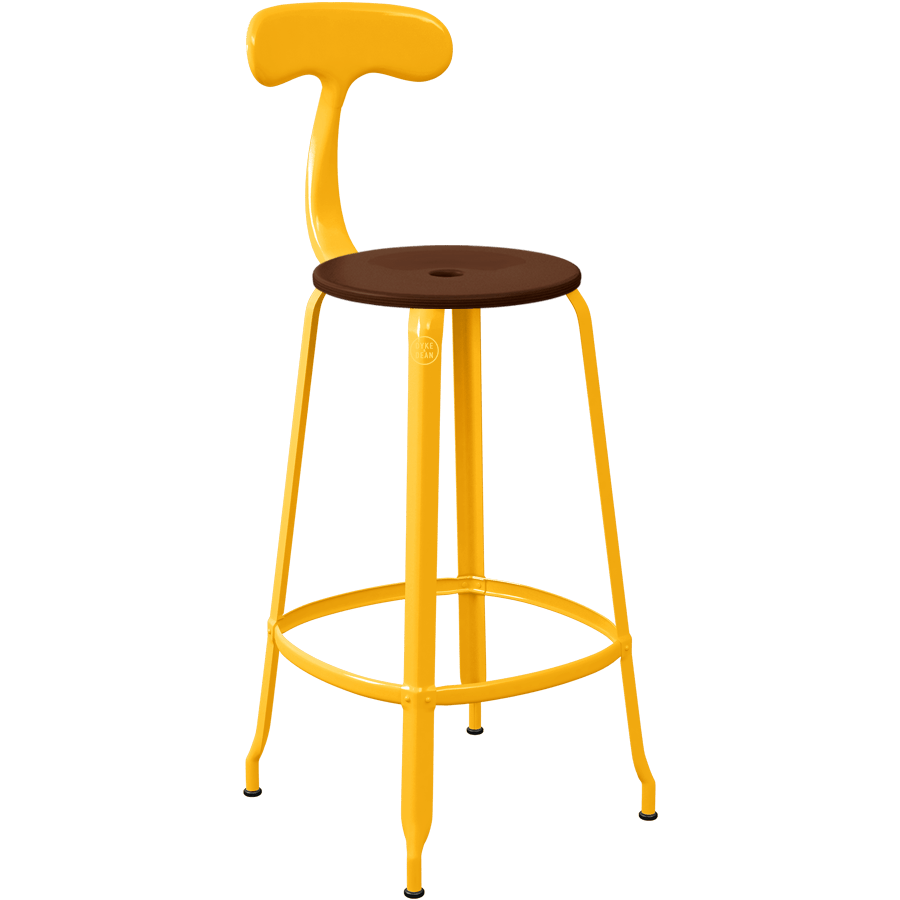 CHAISES NICOLLE METAL CHAIR WOOD 75 - DYKE & DEAN