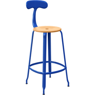 CHAISES NICOLLE METAL CHAIR WOOD 75 - DYKE & DEAN