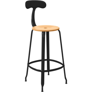 CHAISES NICOLLE METAL CHAIR WOOD 75 - DYKE & DEAN