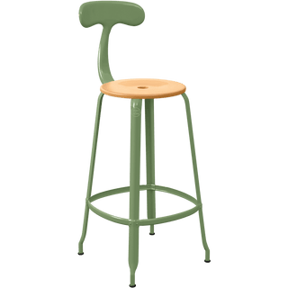 CHAISES NICOLLE METAL CHAIR WOOD 75 - DYKE & DEAN
