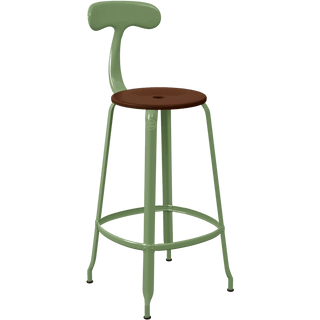 CHAISES NICOLLE METAL CHAIR WOOD 75 - DYKE & DEAN