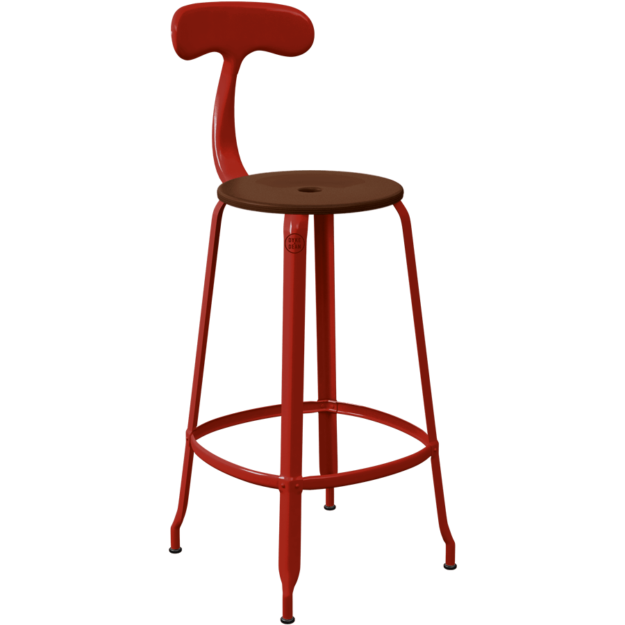 CHAISES NICOLLE METAL CHAIR WOOD 75 - DYKE & DEAN