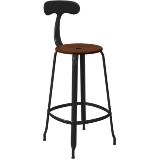 CHAISES NICOLLE METAL CHAIR WOOD 75 - DYKE & DEAN