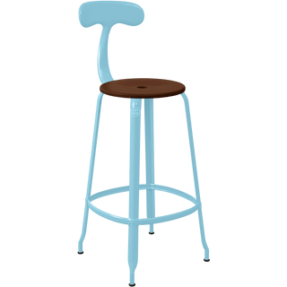 CHAISES NICOLLE METAL CHAIR WOOD 75 - DYKE & DEAN