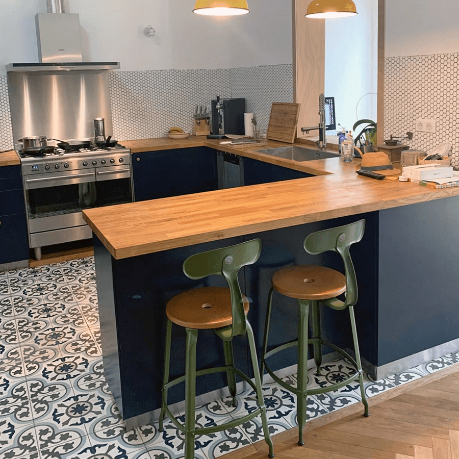 CHAISES NICOLLE METAL CHAIR WOOD 75 - DYKE & DEAN