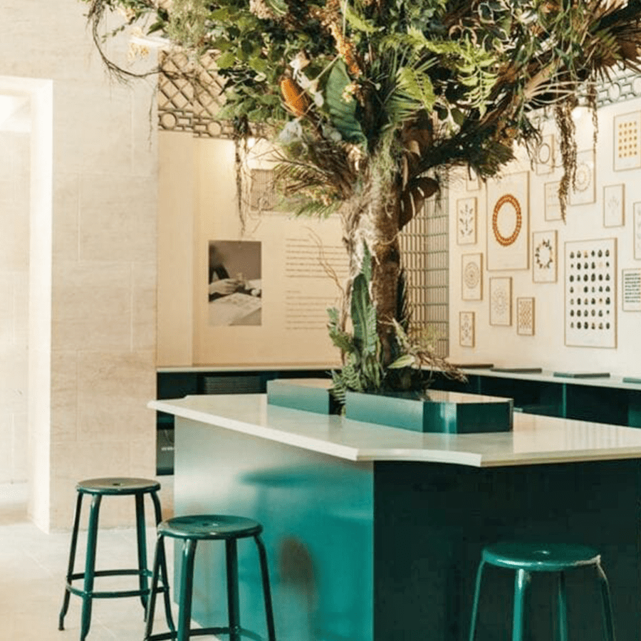 CHAISES NICOLLE METAL STOOL 60 - DYKE & DEAN