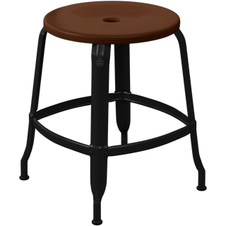 CHAISES NICOLLE METAL STOOL WOOD 45 - DYKE & DEAN