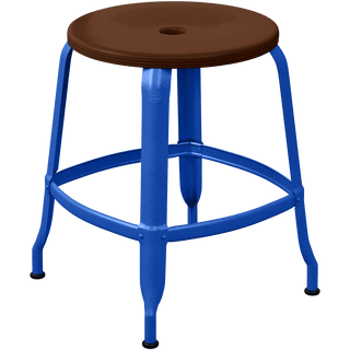 CHAISES NICOLLE METAL STOOL WOOD 45 - DYKE & DEAN
