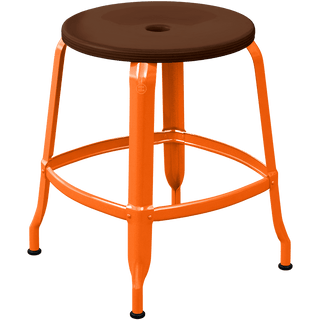CHAISES NICOLLE METAL STOOL WOOD 45 - DYKE & DEAN