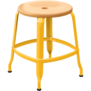 CHAISES NICOLLE METAL STOOL WOOD 45 - DYKE & DEAN