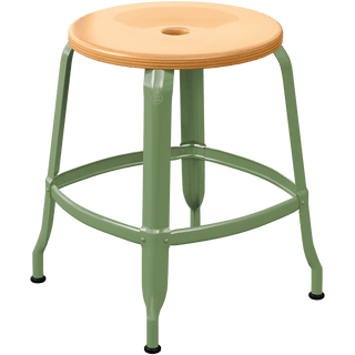 CHAISES NICOLLE METAL STOOL WOOD 45 - DYKE & DEAN