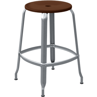 CHAISES NICOLLE METAL STOOL WOOD 65 - DYKE & DEAN