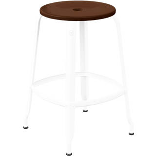 CHAISES NICOLLE METAL STOOL WOOD 65 - DYKE & DEAN