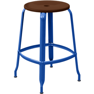 CHAISES NICOLLE METAL STOOL WOOD 65 - DYKE & DEAN
