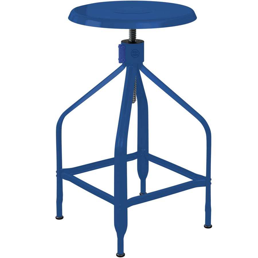 CHAISES NICOLLE TALL ADJUSTABLE SWIVEL STOOL - DYKE & DEAN