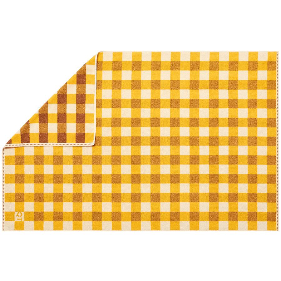 CHECK BATH SHEET TOWEL CANYON - DYKE & DEAN