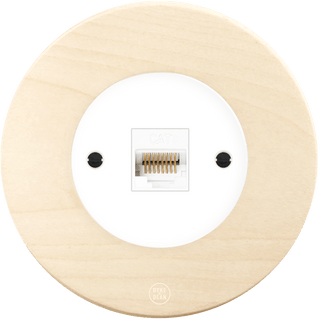 CLASSIC BEECHWOOD CAT WHITE SOCKET - DYKE & DEAN