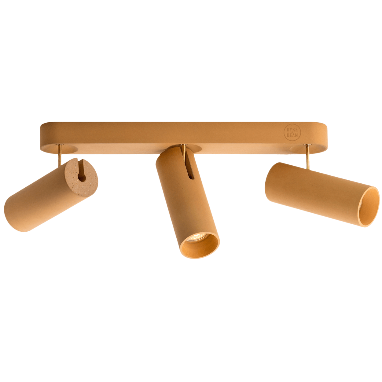 CONCRETE ADJUSTABLE 3 CEILING SPOT LIGHT - DYKE & DEAN