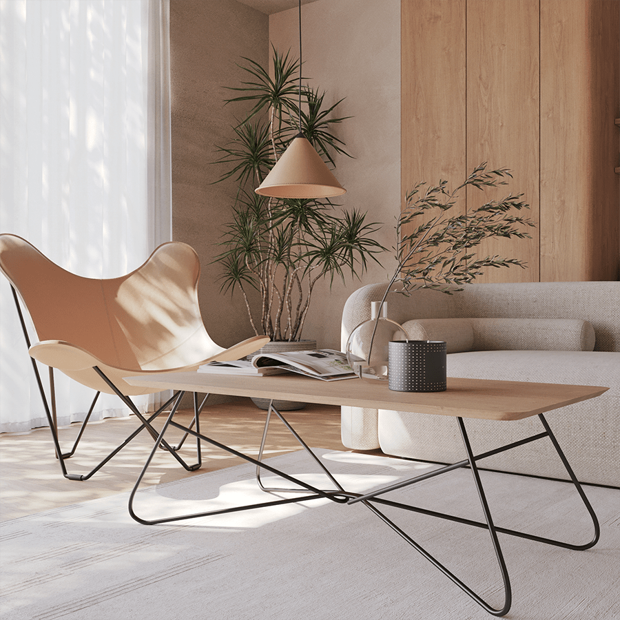 CUERO COFFEE TABLE THE KNOT OAK - DYKE & DEAN