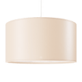 CUERO DRUM LEATHER PENDANT LIGHT CRUDE - DYKE & DEAN