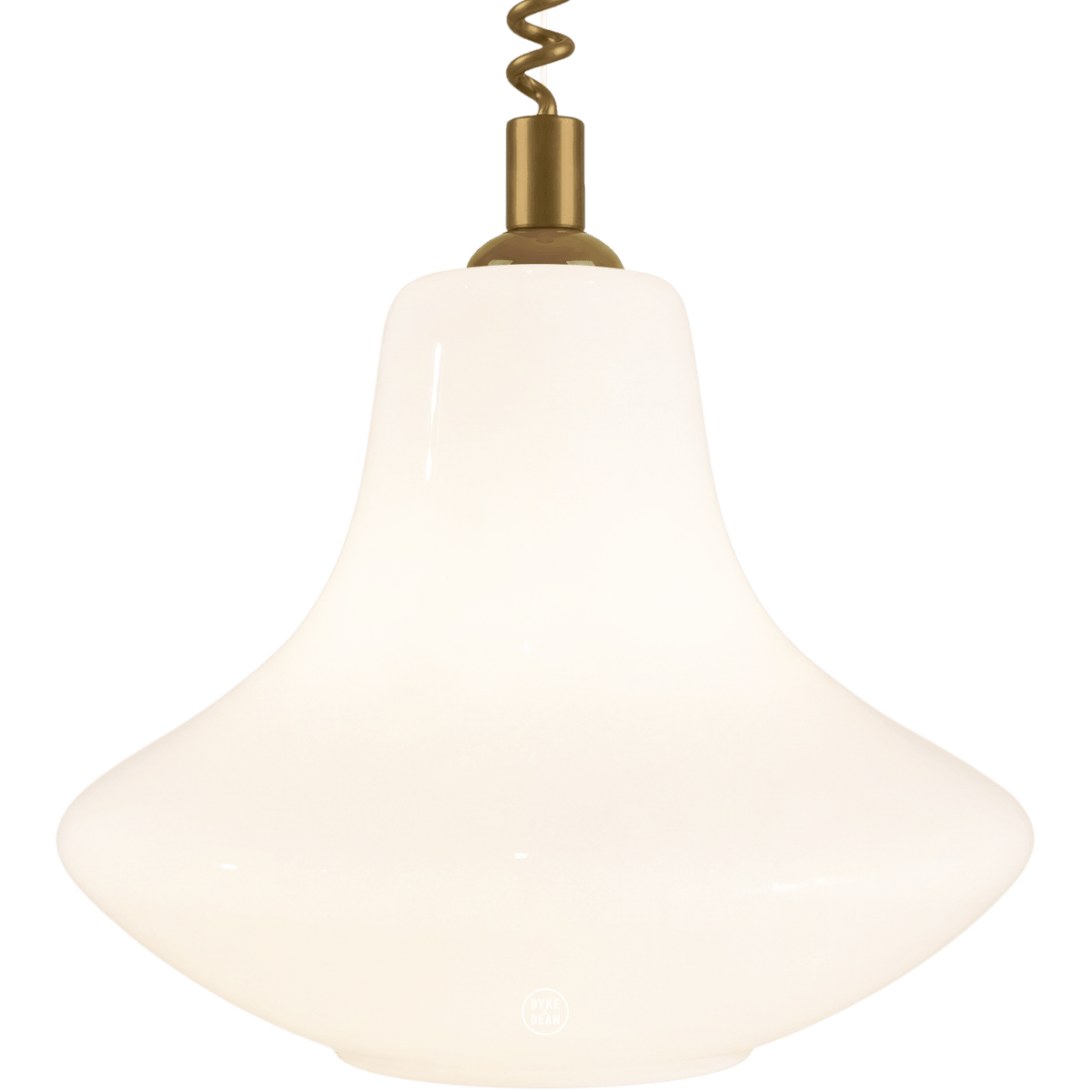 DANISH OPALINE RETRACTABLE CORD LIGHT - DYKE & DEAN