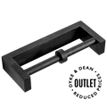 DARK OAK DOUBLE TOILET ROLL WALL HOLDER OUTLET - DYKE & DEAN