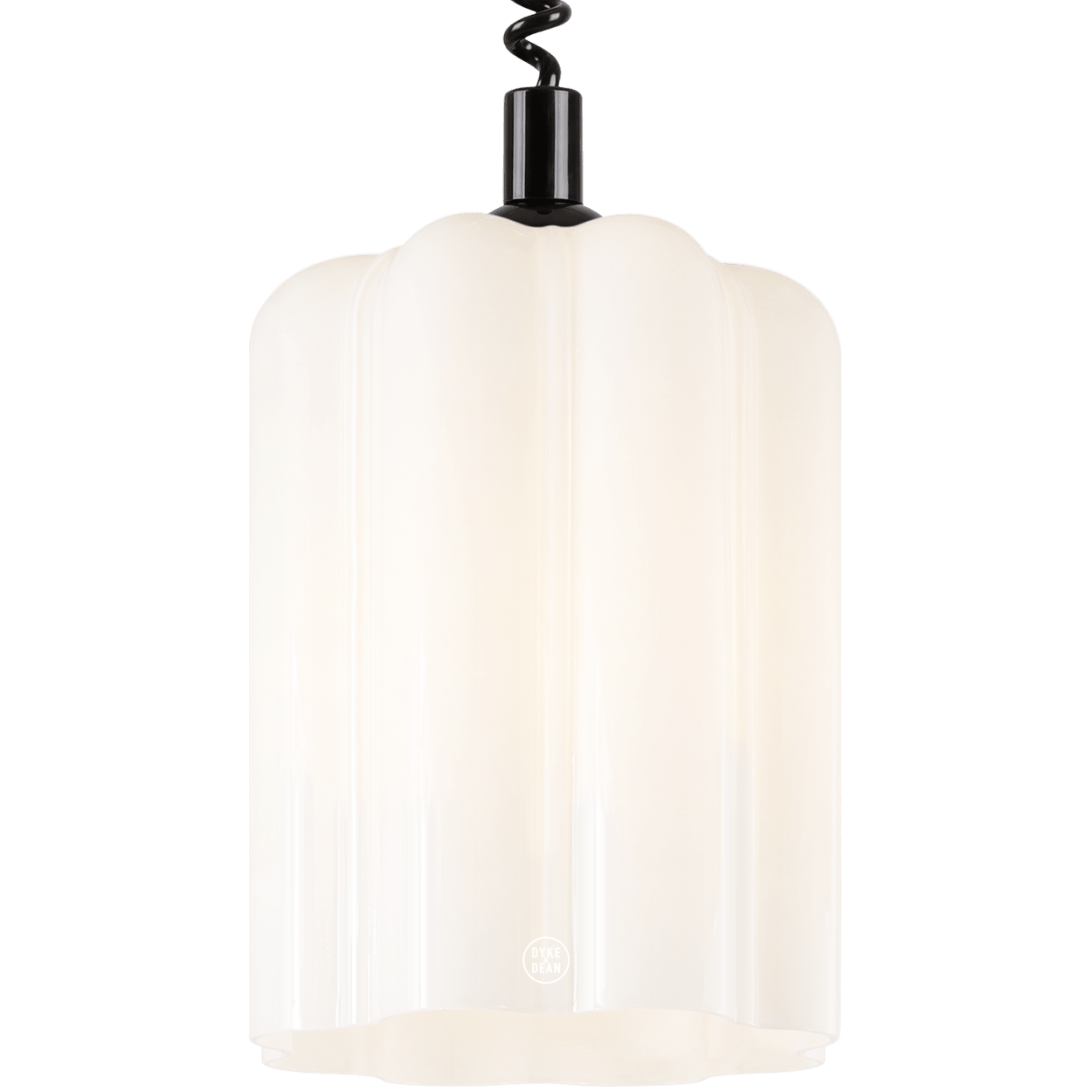 DECO OPALINE RETRACTABLE CORD LIGHT - DYKE & DEAN