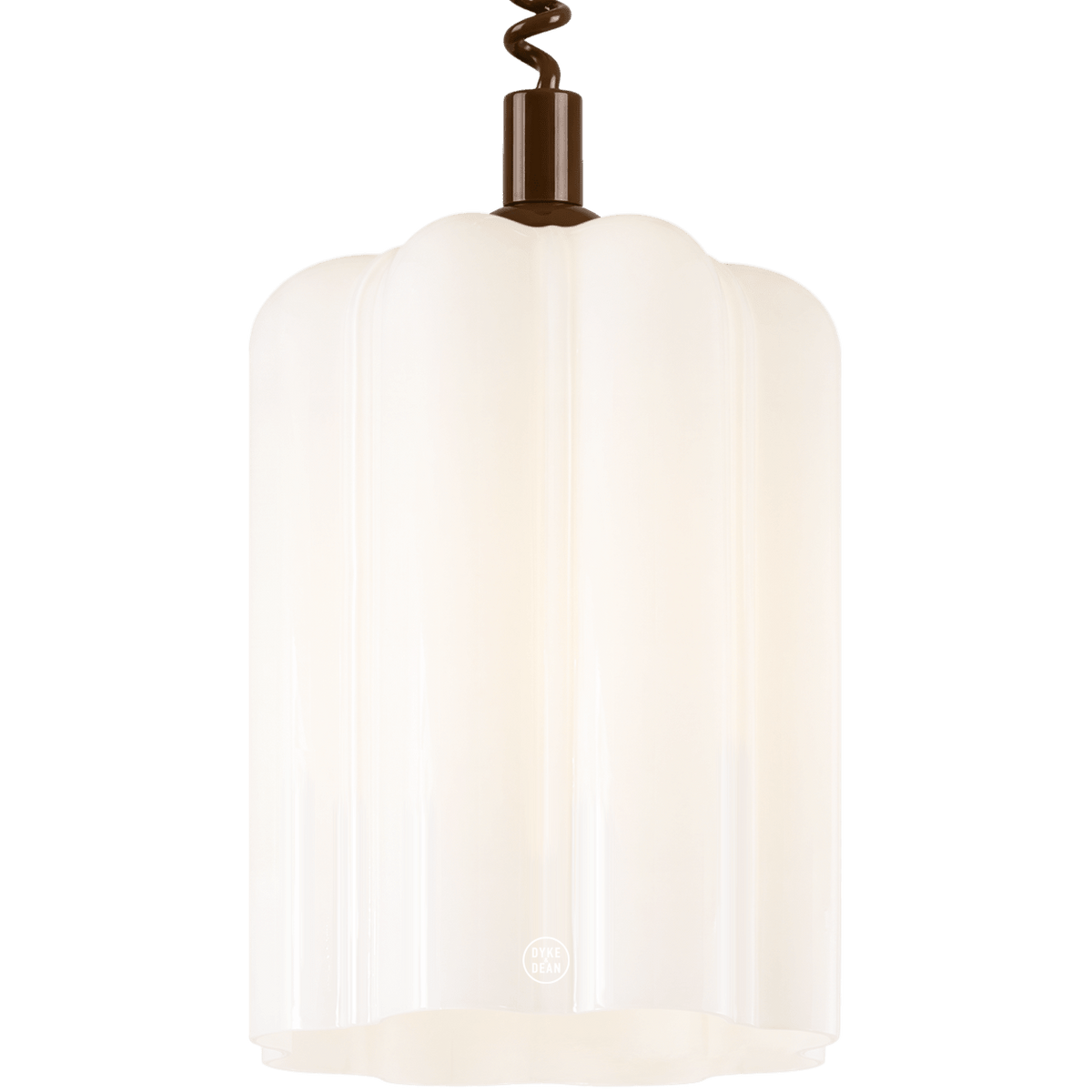 DECO OPALINE RETRACTABLE CORD LIGHT - DYKE & DEAN