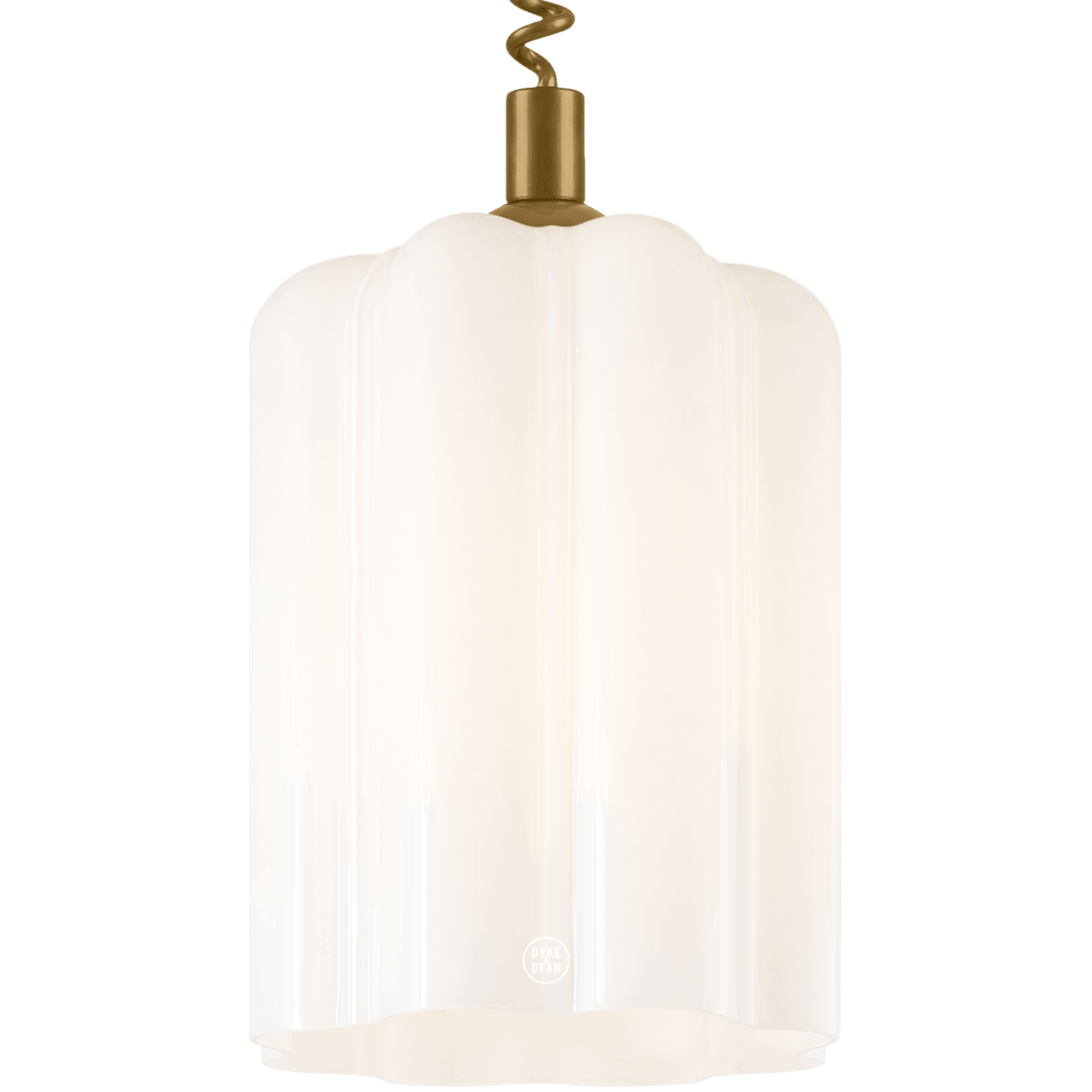DECO OPALINE RETRACTABLE CORD LIGHT - DYKE & DEAN