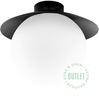 DISC GLOBE OPAL FIXED PENDANT OUTLET - DYKE & DEAN