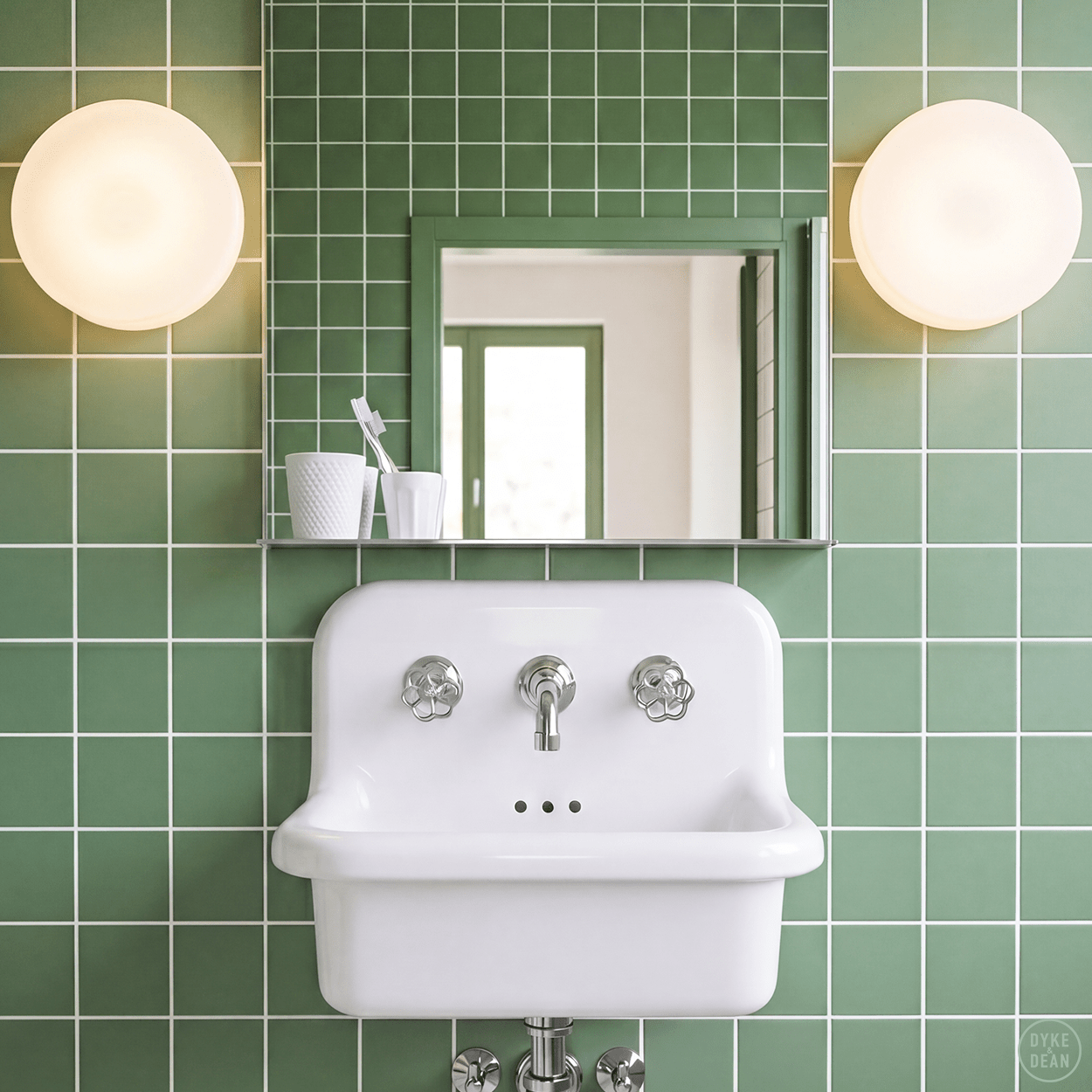 DISC WALL & CEILING LIGHT 420mm - DYKE & DEAN