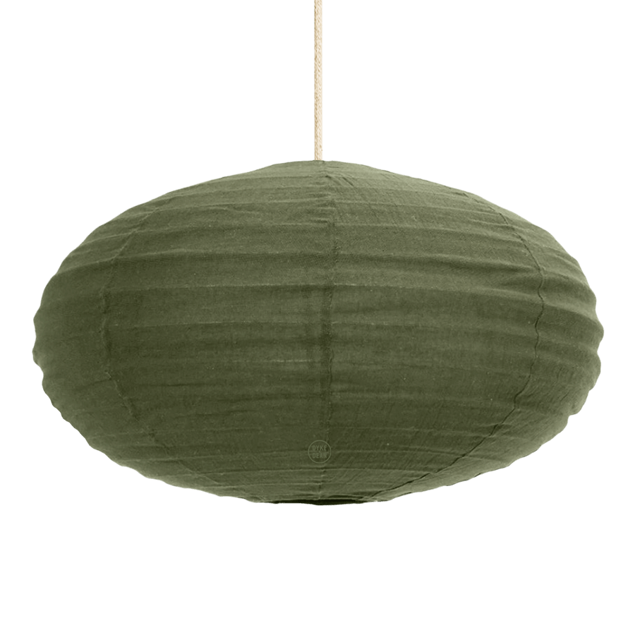 DOME LINEN LIGHT SHADE 60CM - DYKE & DEAN