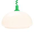 DOME OPALINE RETRACTABLE CORD LIGHT MEDIUM - DYKE & DEAN
